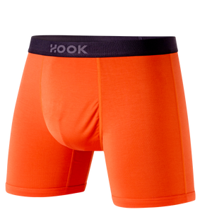 Pack#8 : 5 boxers courts Max 1X Palmiers, 1X Québec, 1X Requins, 1X Orange et 1X Indigo
