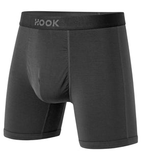 Pack#16 : 5 boxers Max 1X Pêcheurs, 1X Pizza, 1X Bleu Marin, 1X Gris Ardoise et 1X Noir Carbone