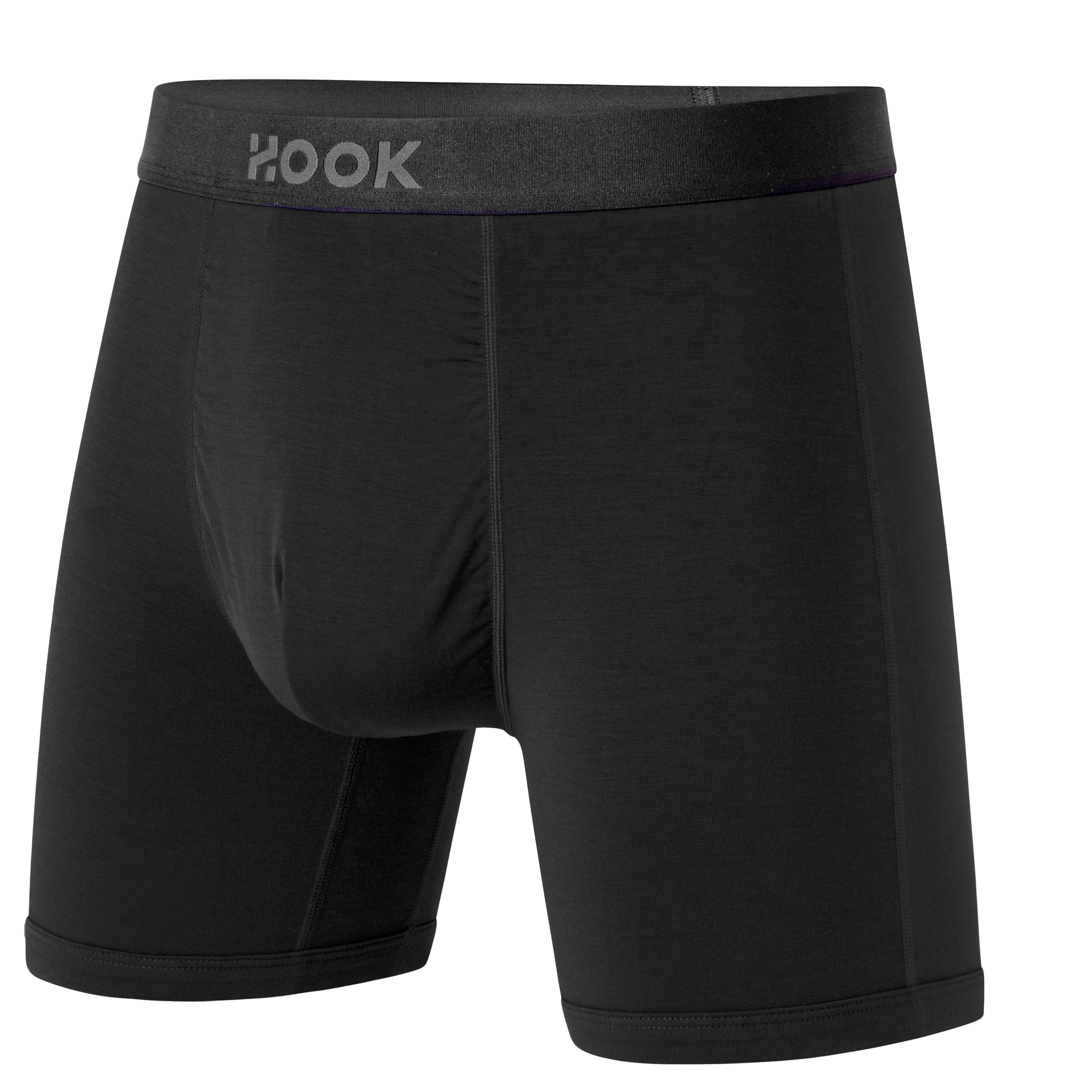 Pack#16 : 5 boxers Max 1X Pêcheurs, 1X Pizza, 1X Bleu Marin, 1X Gris Ardoise et 1X Noir Carbone