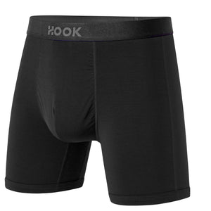 Pack#16 : 5 boxers Max 1X Pêcheurs, 1X Pizza, 1X Bleu Marin, 1X Gris Ardoise et 1X Noir Carbone