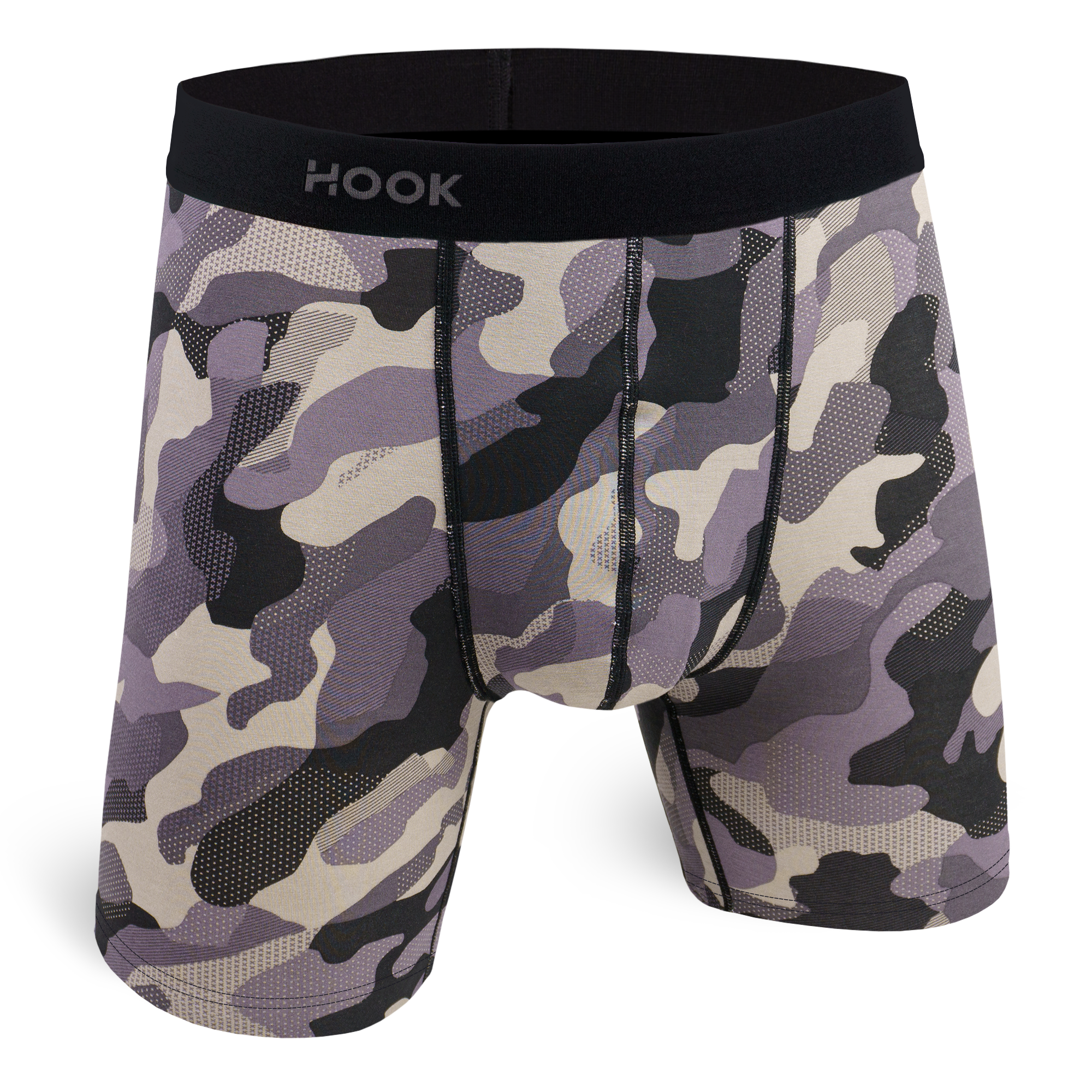 Feel Camo Boxer Briefs with Pouch Support