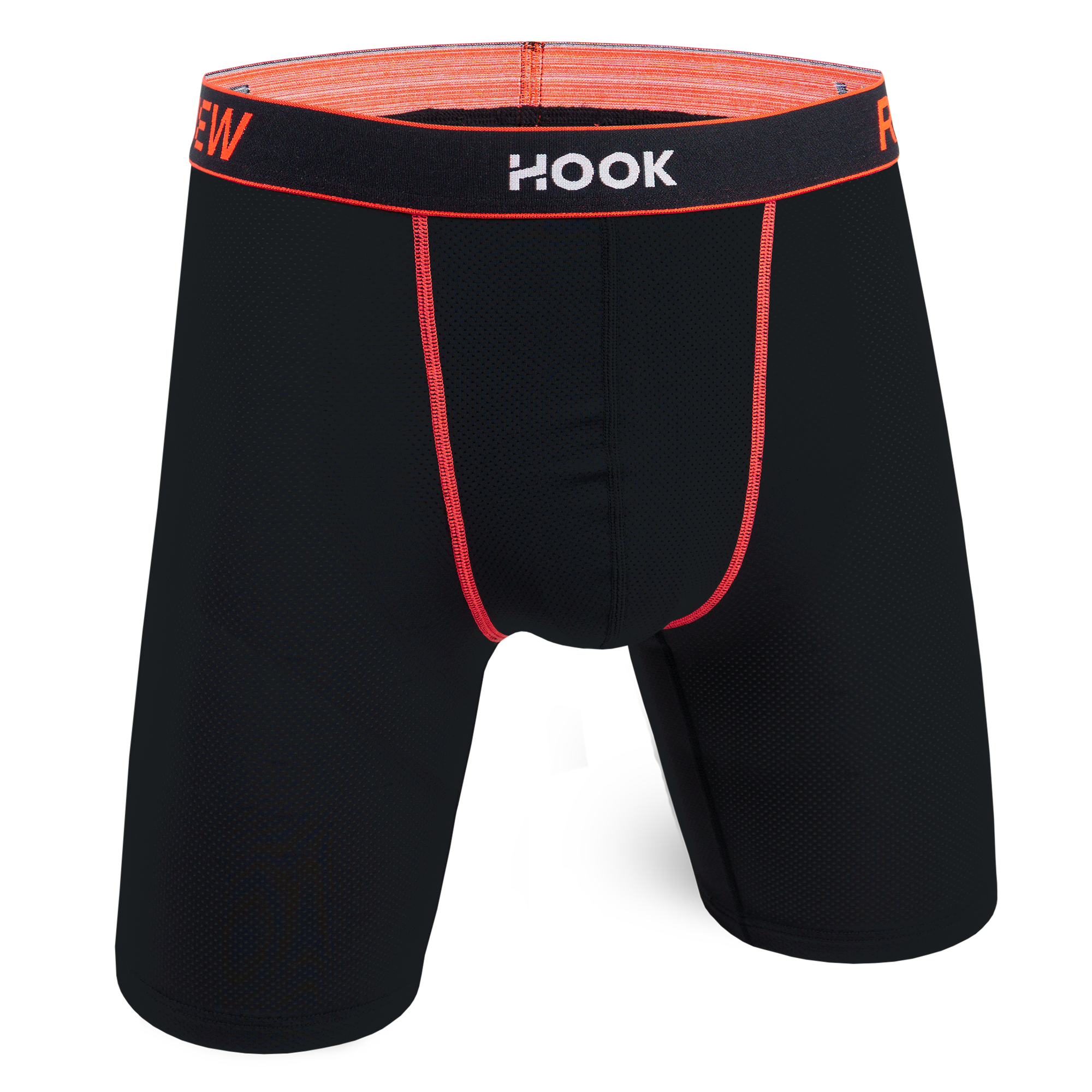 Hook Renew 23 Long Boxer Black &amp; Red