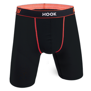 Boxer long Hook Renew 23 Black & Red