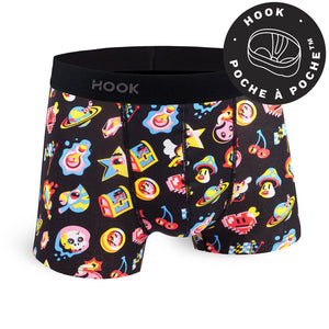 Pack de 20 boxers courts Feel & Fly : Mystère