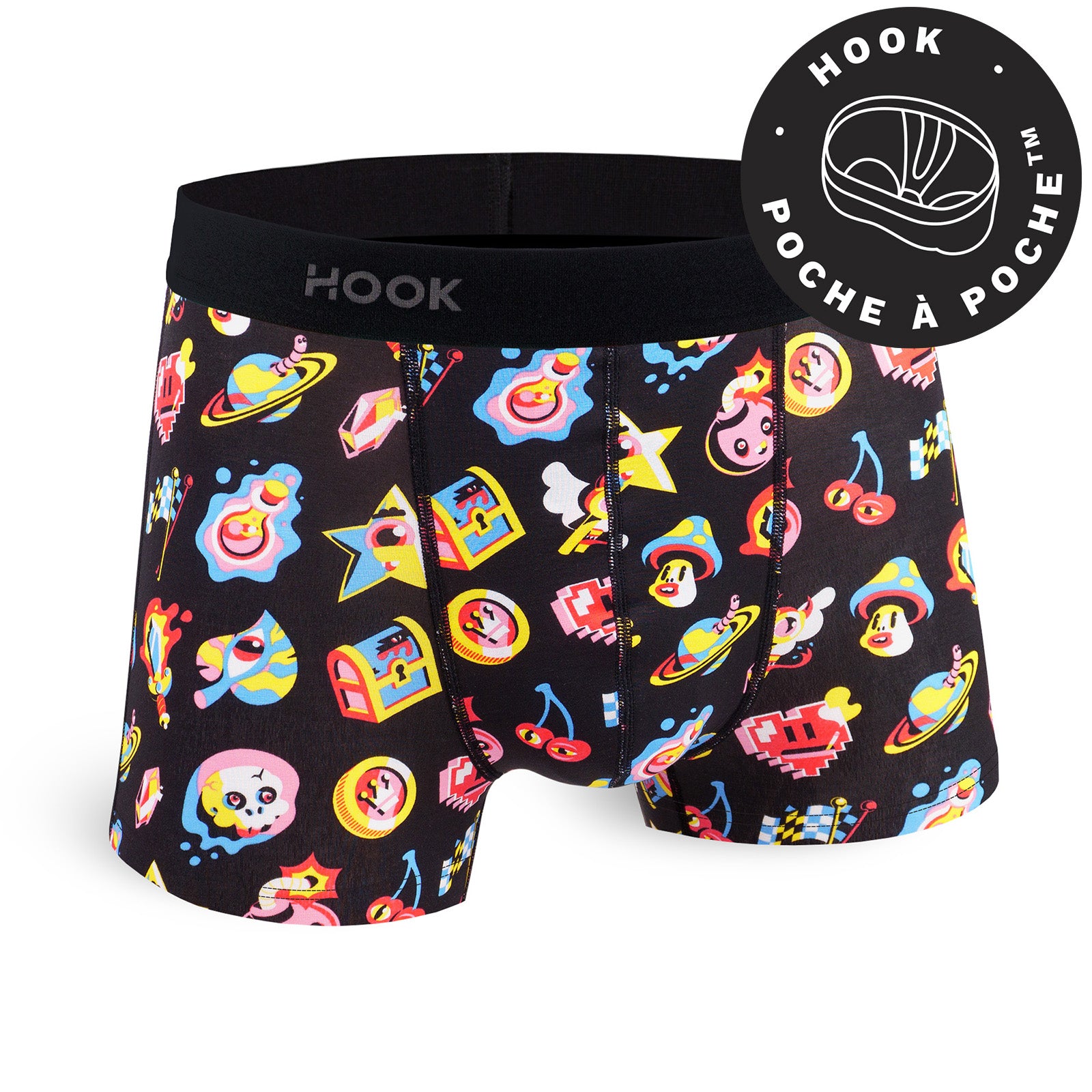 Pack de 10 boxers courts Feel : Mystère