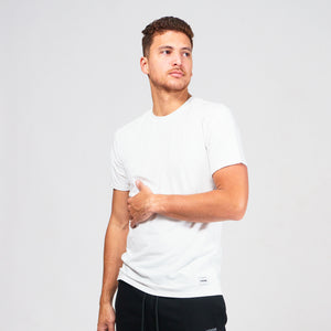 3 t-shirts Supima coton : Blanc et Noir