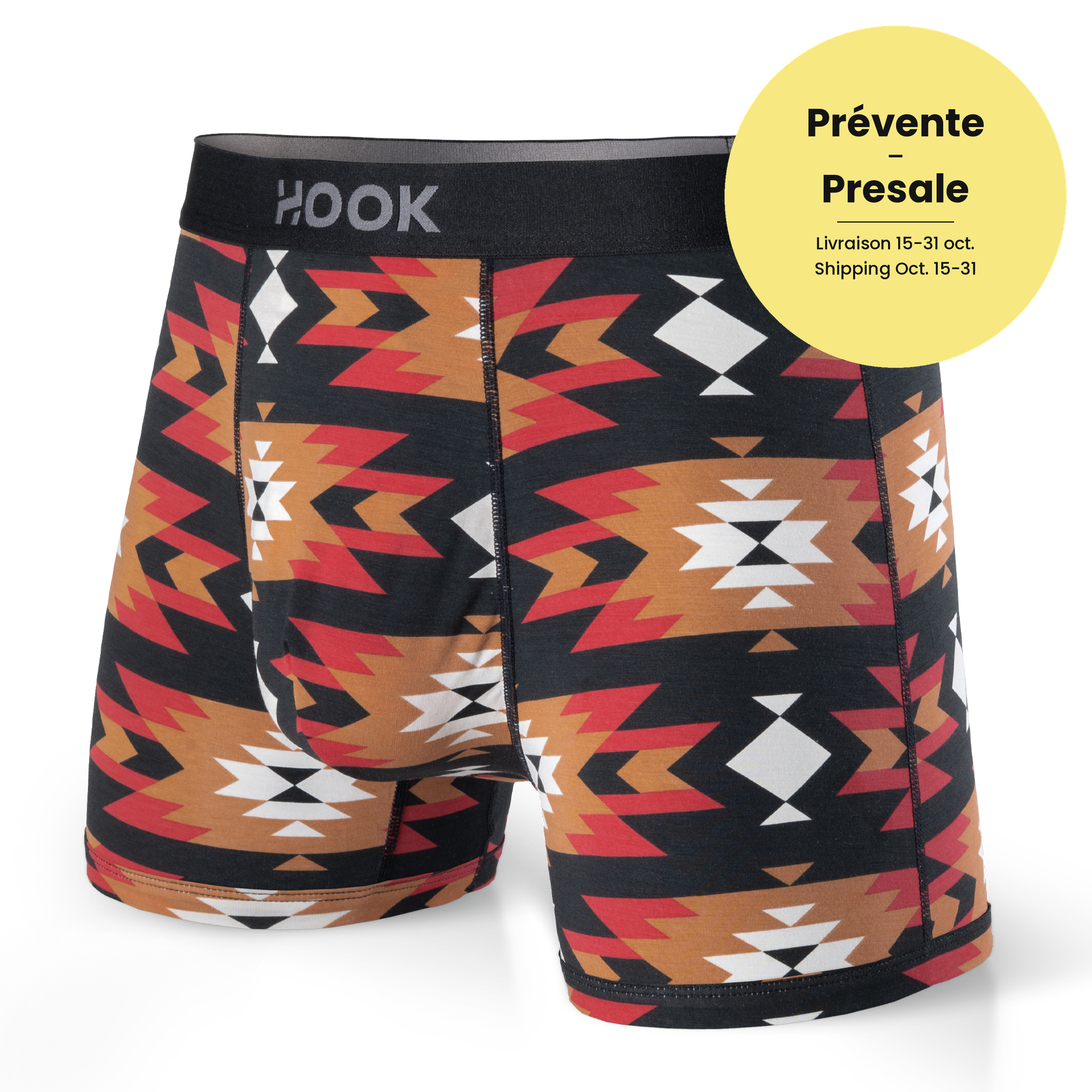 Boxer court Max – 3,5 po : Aztek Rouge