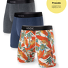 3 boxers Max : 1X bleu marine, 1X charcoal et 1 perroquets