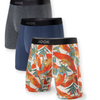 3 boxers Max : 1X bleu marine, 1X charcoal et 1 perroquets