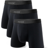 3 Max Premium Boxer Briefs – 3.5 in: 3X Black