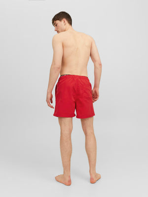 Maillot de bain Jack & Jones Fiji DB WB True Red