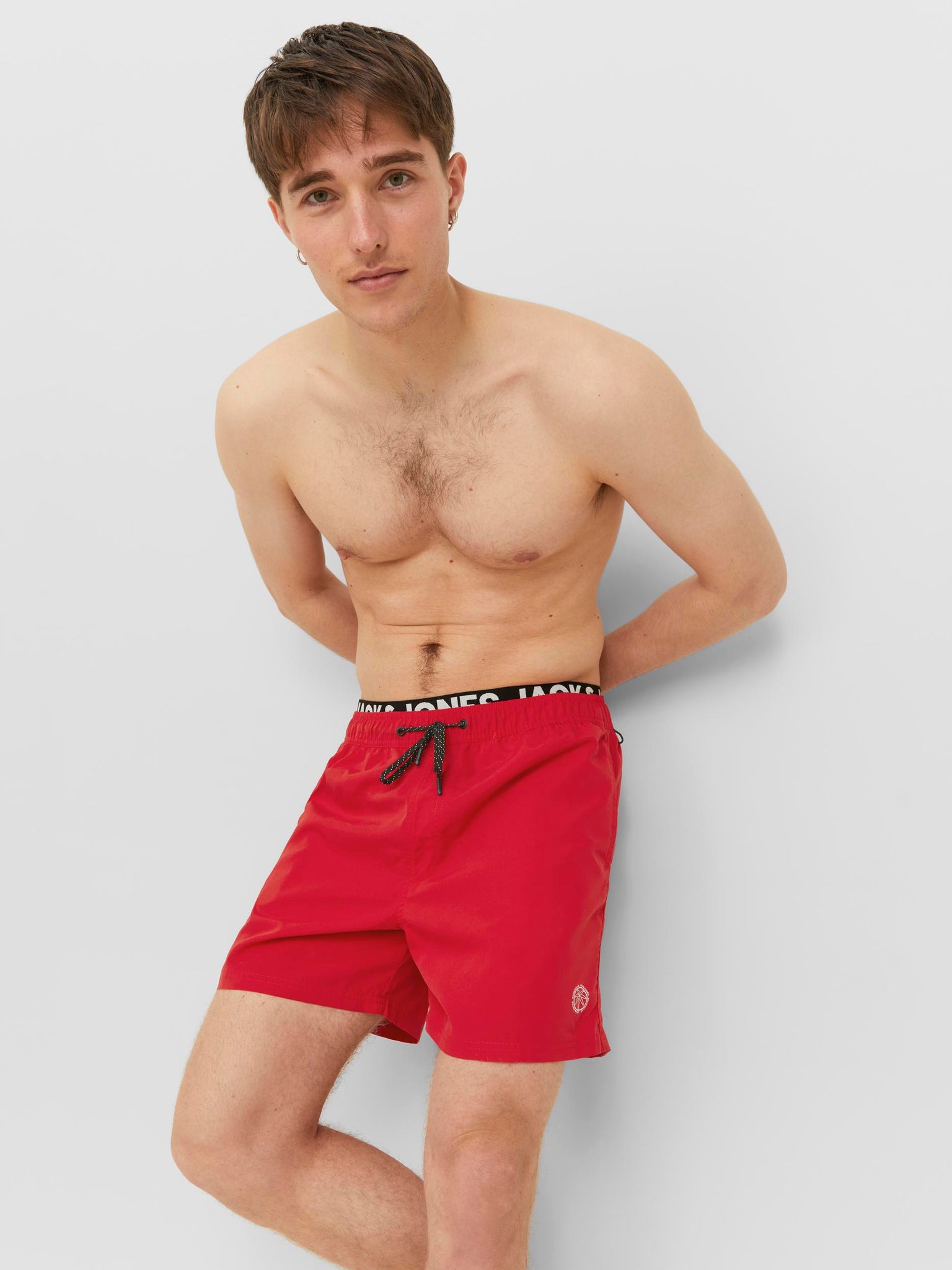 Maillot de bain Jack & Jones Fiji DB WB True Red