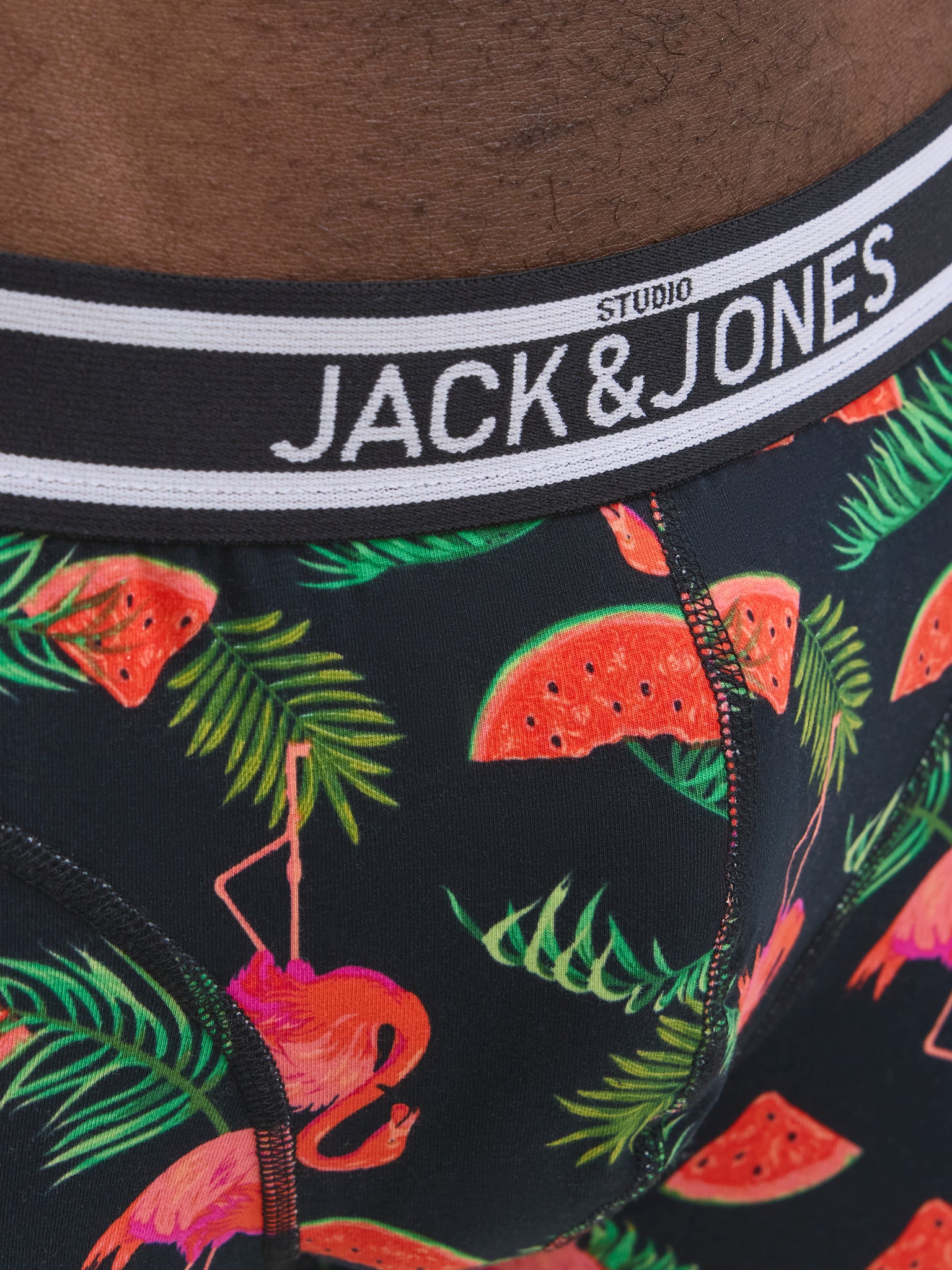 Boxer court Watermelon Black Print