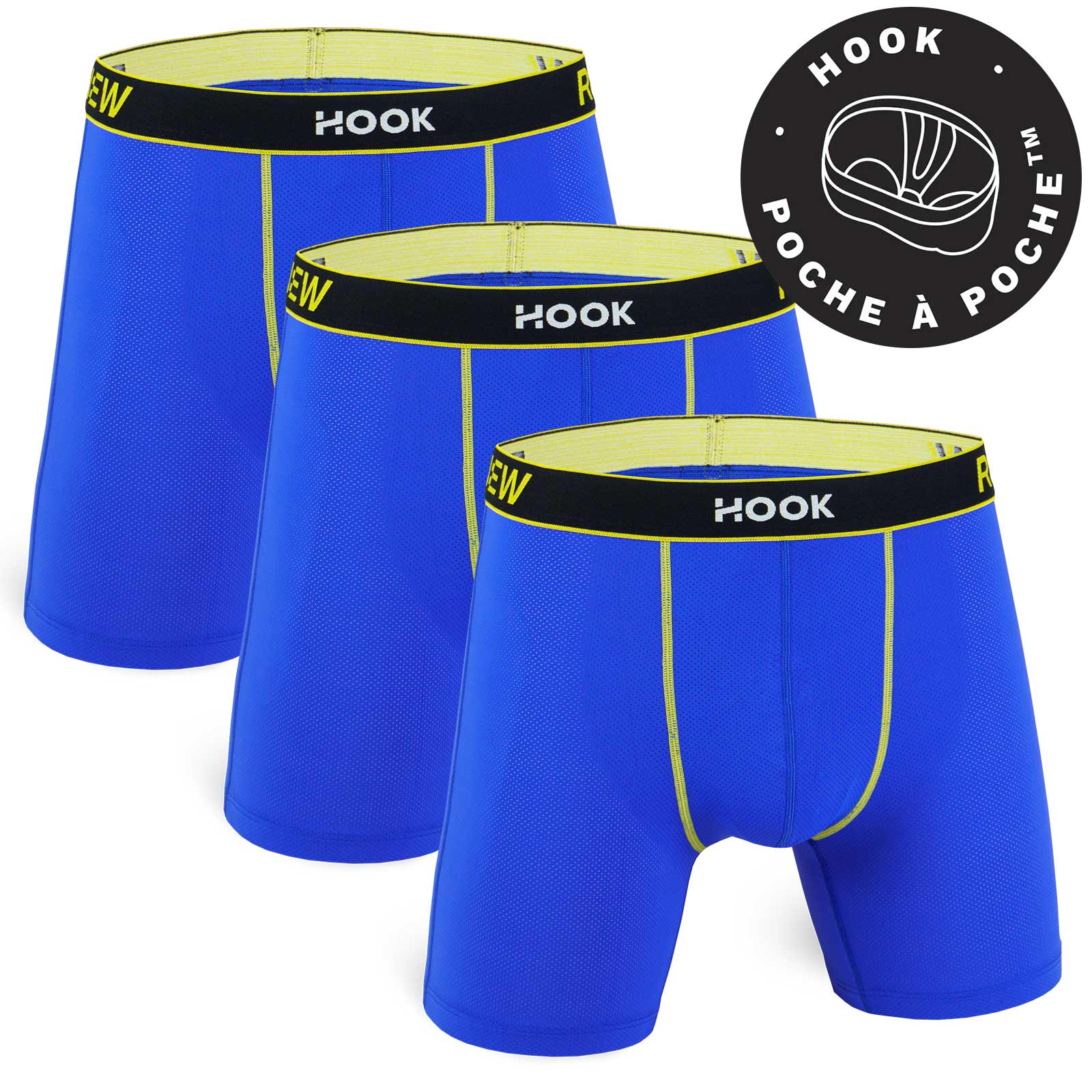 Renew Boxer Brief : Blue 3 pack