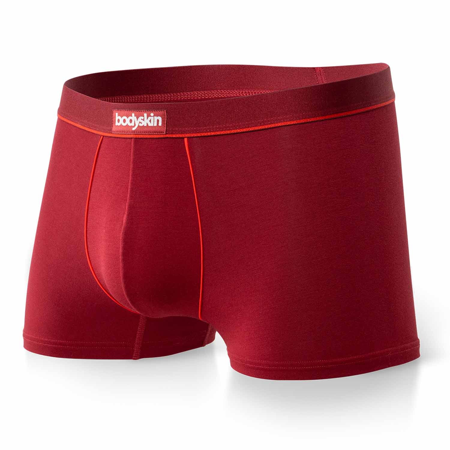 3 Boxers courts Daily : Gris mix, noir et charocal et bordeaux