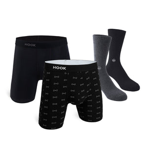 PROCURE Pack - 2 Boxer Briefs, 2 pairs of socks
