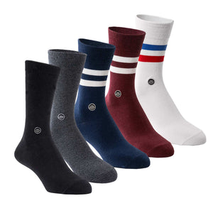 Pack économe : 5 boxers réguliers Freedom+ et 5 paires de bas