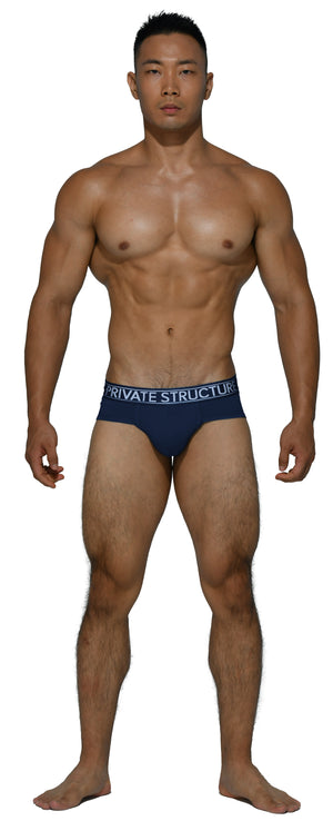 Private Structure Contour Bamboo Brief midnight navy