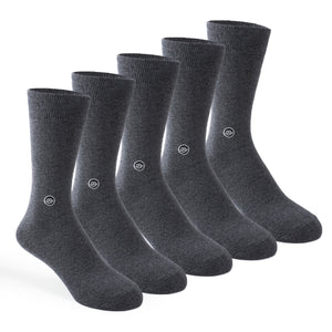 5 chaussettes mi-mollet: Charcoal