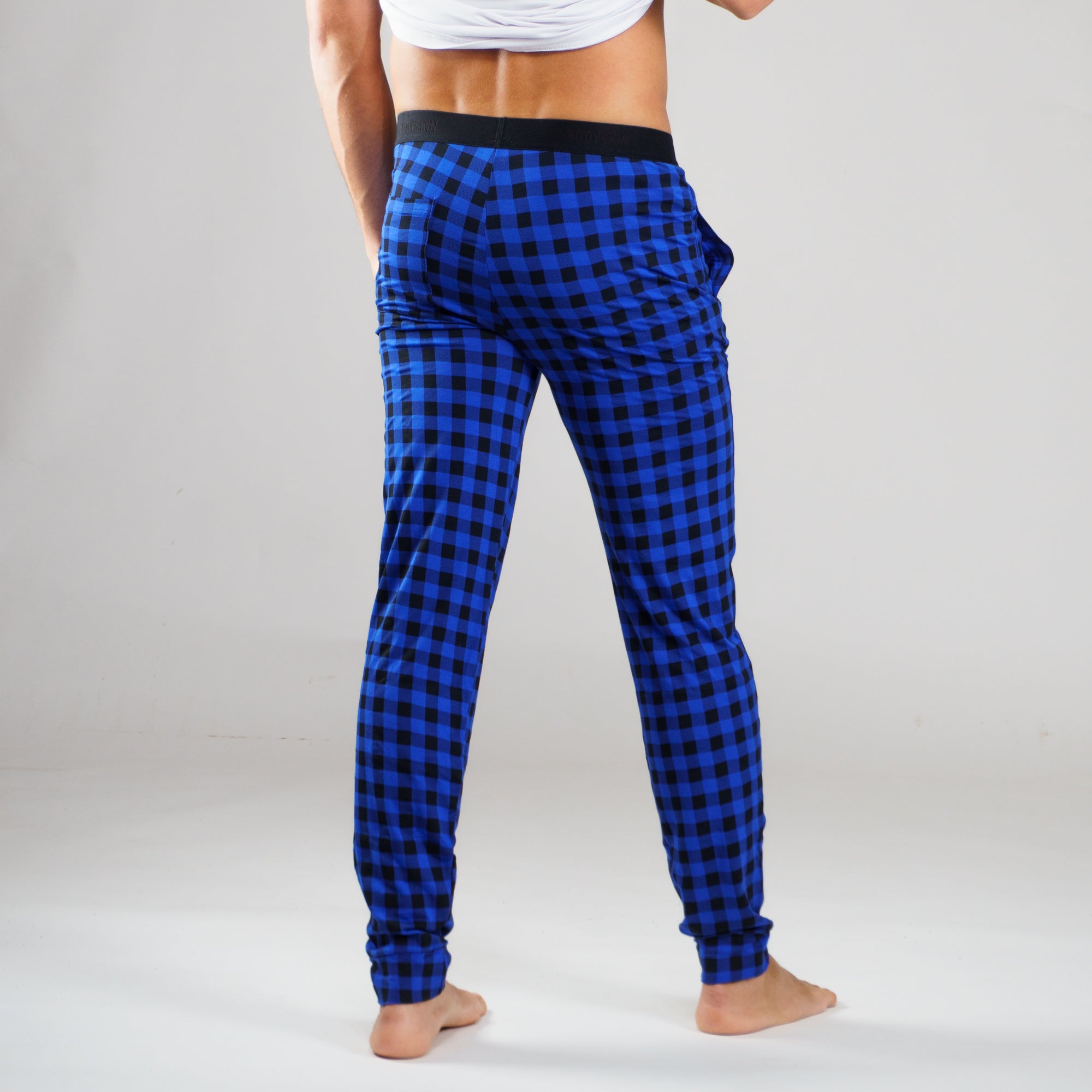 Navy Blue Bodyskin Pants Mesbobettes