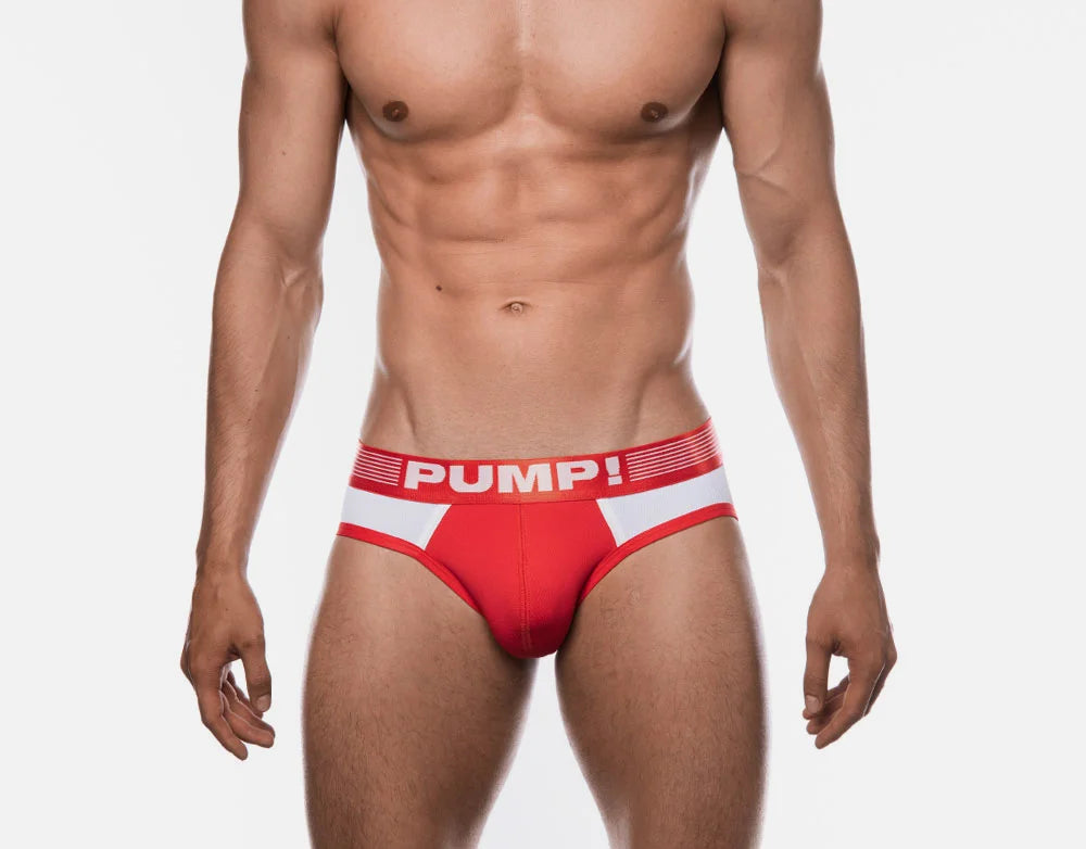 Red Ribbed Briefs  pump underwear – Mesbobettes