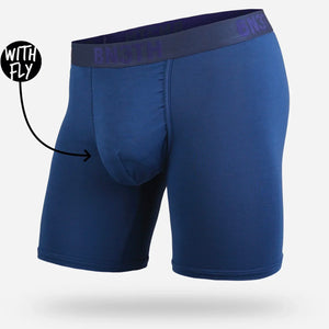 Bn3th - Cassic Boxer Brief w/ Fly : Navy