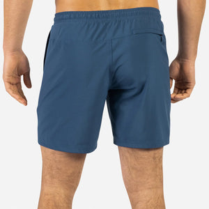 Maillot Agua Volley 2N1 7" Navy