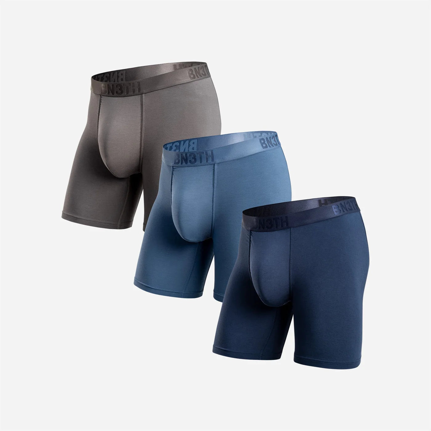 Pack de 3 boxers BN3TH GARGOYLE/FOG/NAVY