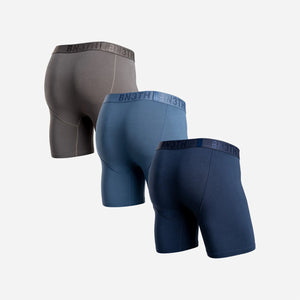 Pack de 3 boxers BN3TH GARGOYLE/FOG/NAVY