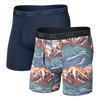 2-pack of Quest MOUNTAIN PEAK/MARITIME boxers