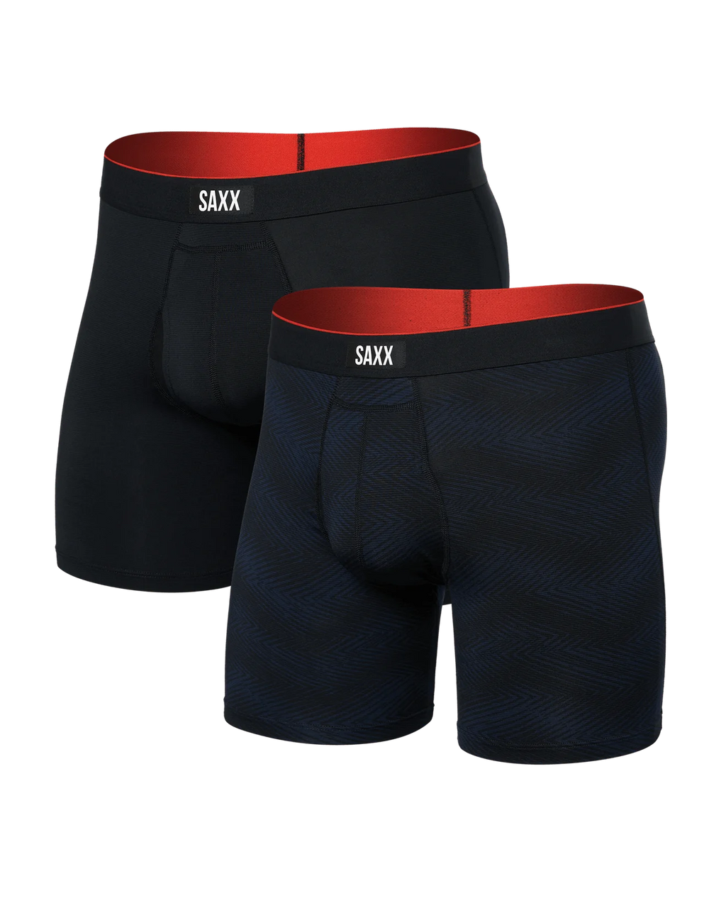 Pack de 2 boxers Multi Sport Mesh FULL TILT CHEVRON/BLACK | Saxx ...