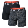 Pack of 2 Multi-Sport Mesh Boxers XXCELLENCE/BLACK