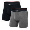 Pack of 2 Vibe Xtra boxers BLACK/DARK GREY HEATHER