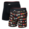 2-Pack Vibe Xtra QUIK-E-NOODS Boxers - BLACK
