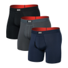 Pack of 3 Multi Sport Mesh boxers TURBULENCE/NAVY/BLACK