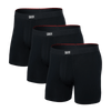 Pack of 3 Vibe Xtra BLACK boxers