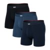 Pack of 3 Vibe Xtra boxers DARK DENIM/NAVY/BLACK