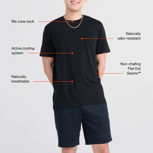 T-shirt DROPTEMP™ COOLING COTTON Dark Denim