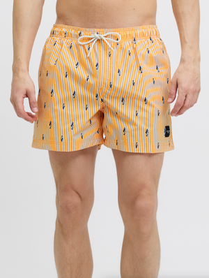 Maillot de bain Maui Mini Stripe : Iceland Poppy