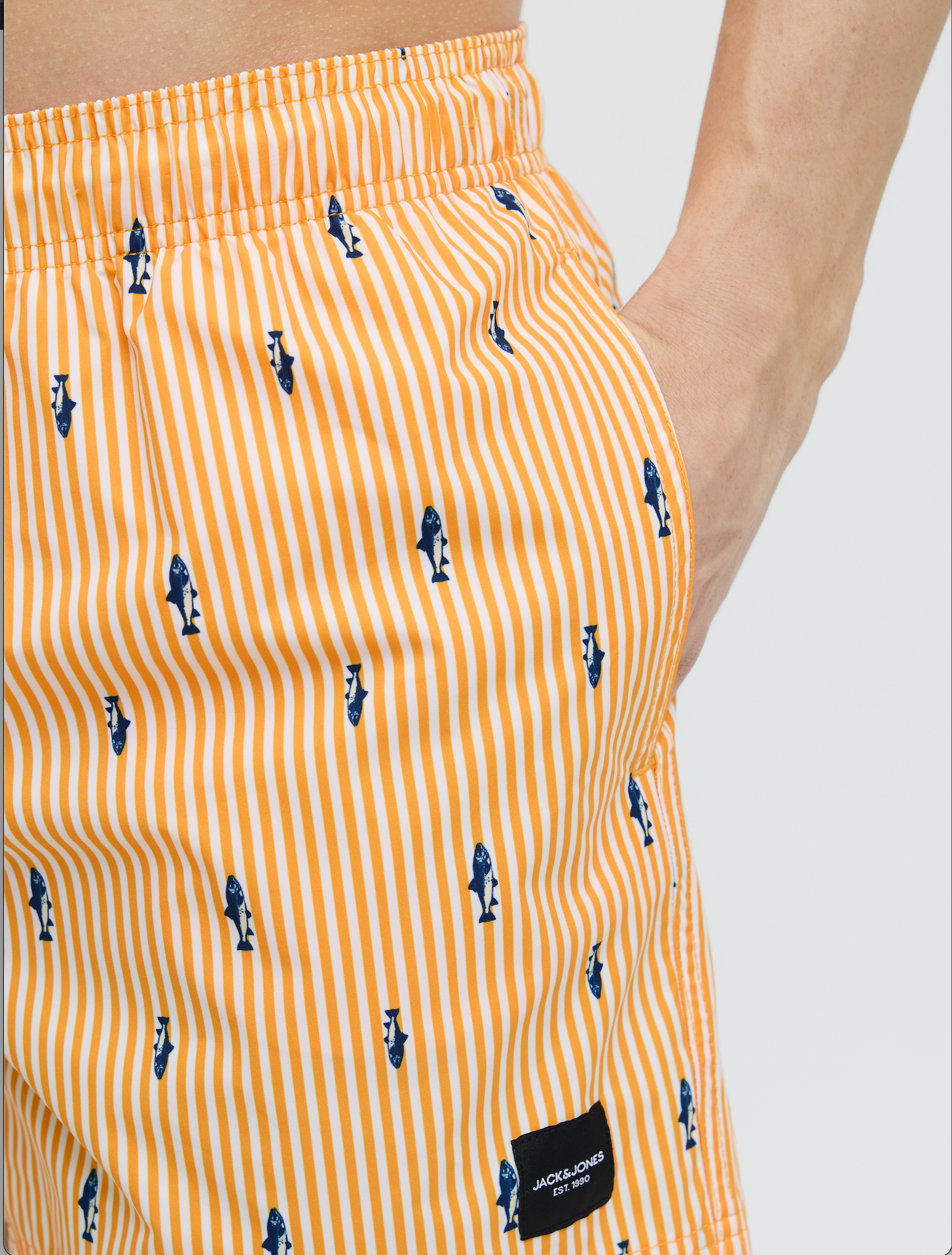 Maillot de bain Maui Mini Stripe : Iceland Poppy