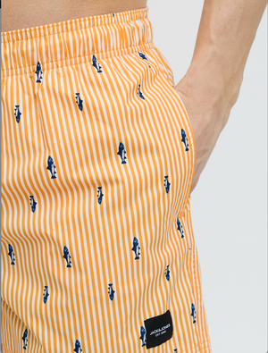 Maillot de bain Maui Mini Stripe : Iceland Poppy