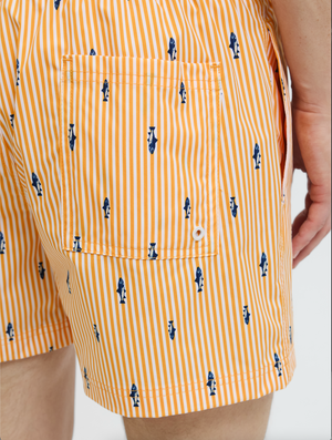 Maillot de bain Maui Mini Stripe : Iceland Poppy