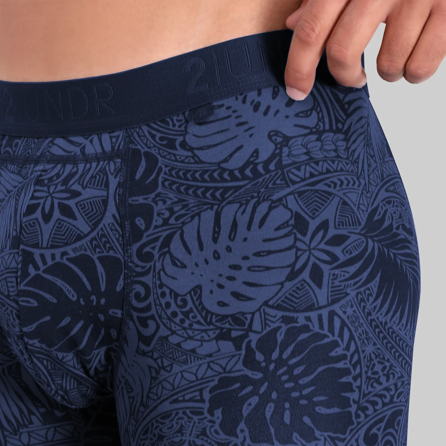 Boxer Long Swing Shift Coastal Blue