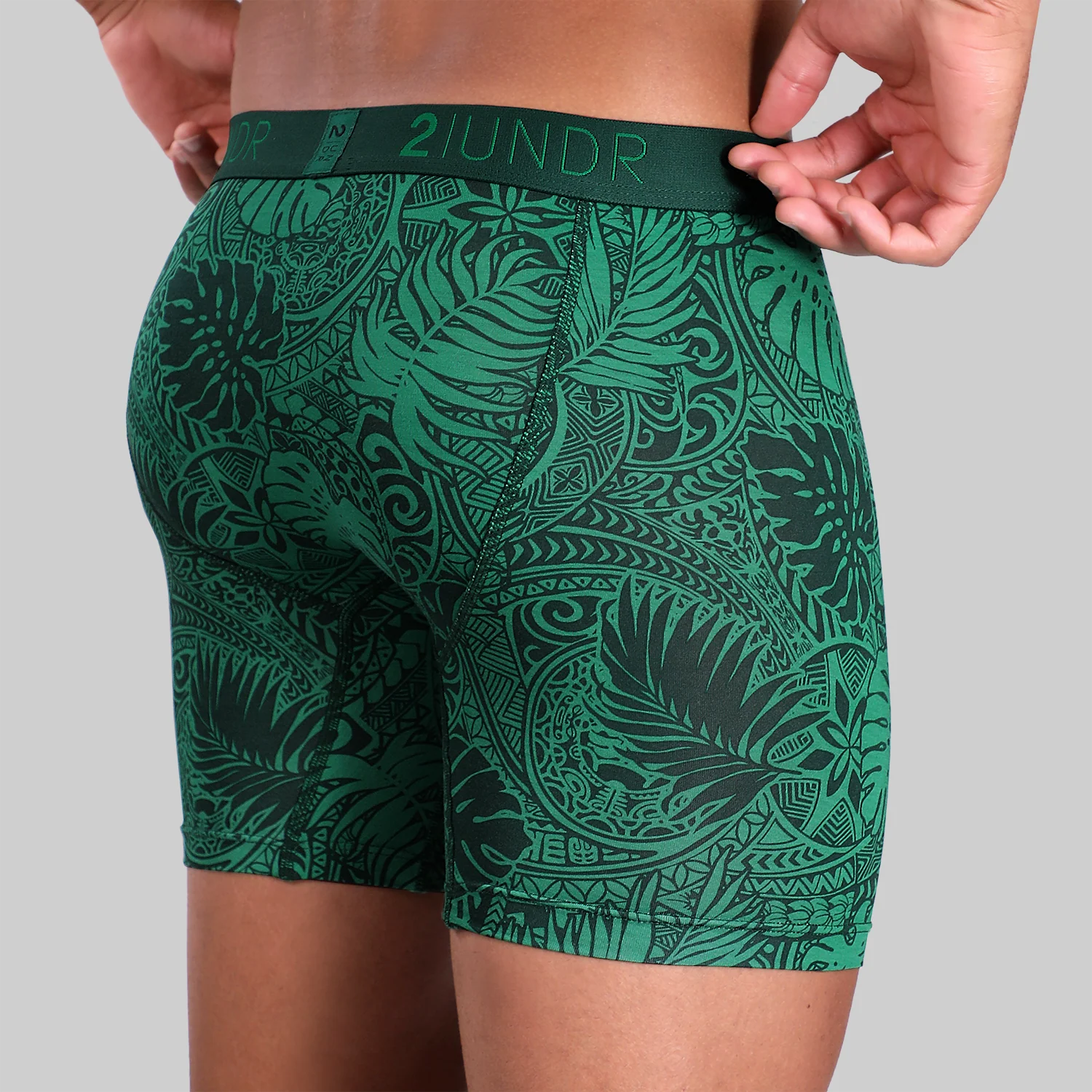 Swing Shift Boxer Shorts Coastal Green