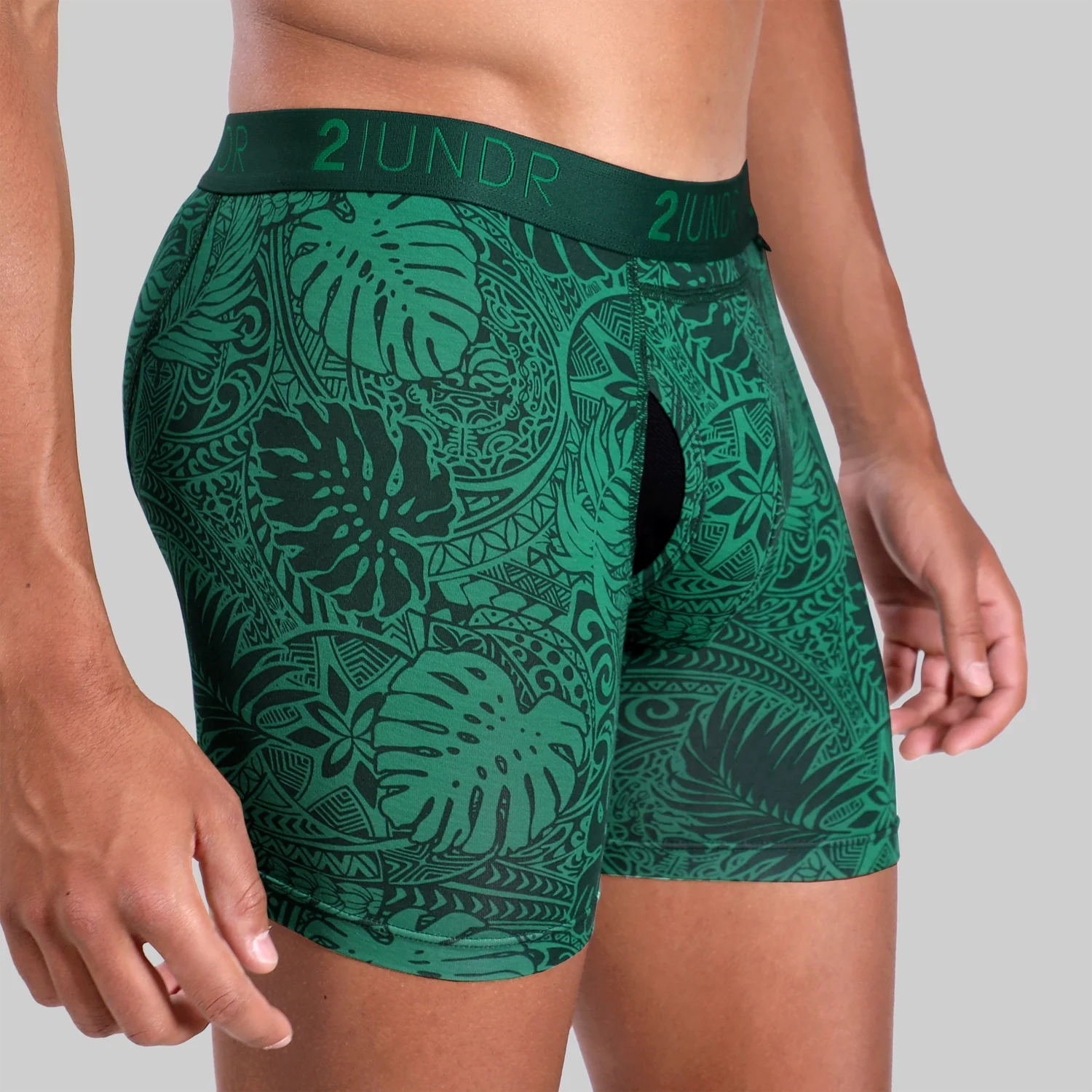 Swing Shift Boxer Shorts Coastal Green