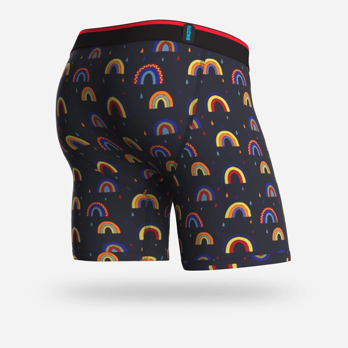 Boxer BN3TH Classic Print Rainbow Navy