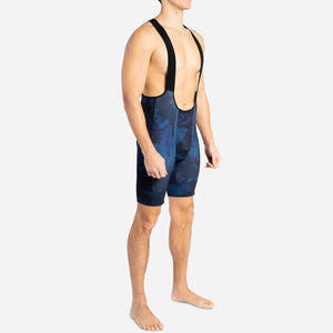 NORTH SHORE LINER BIBSHORT Washed Out Navy