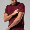 T-shirt Nu bordeaux en bambou