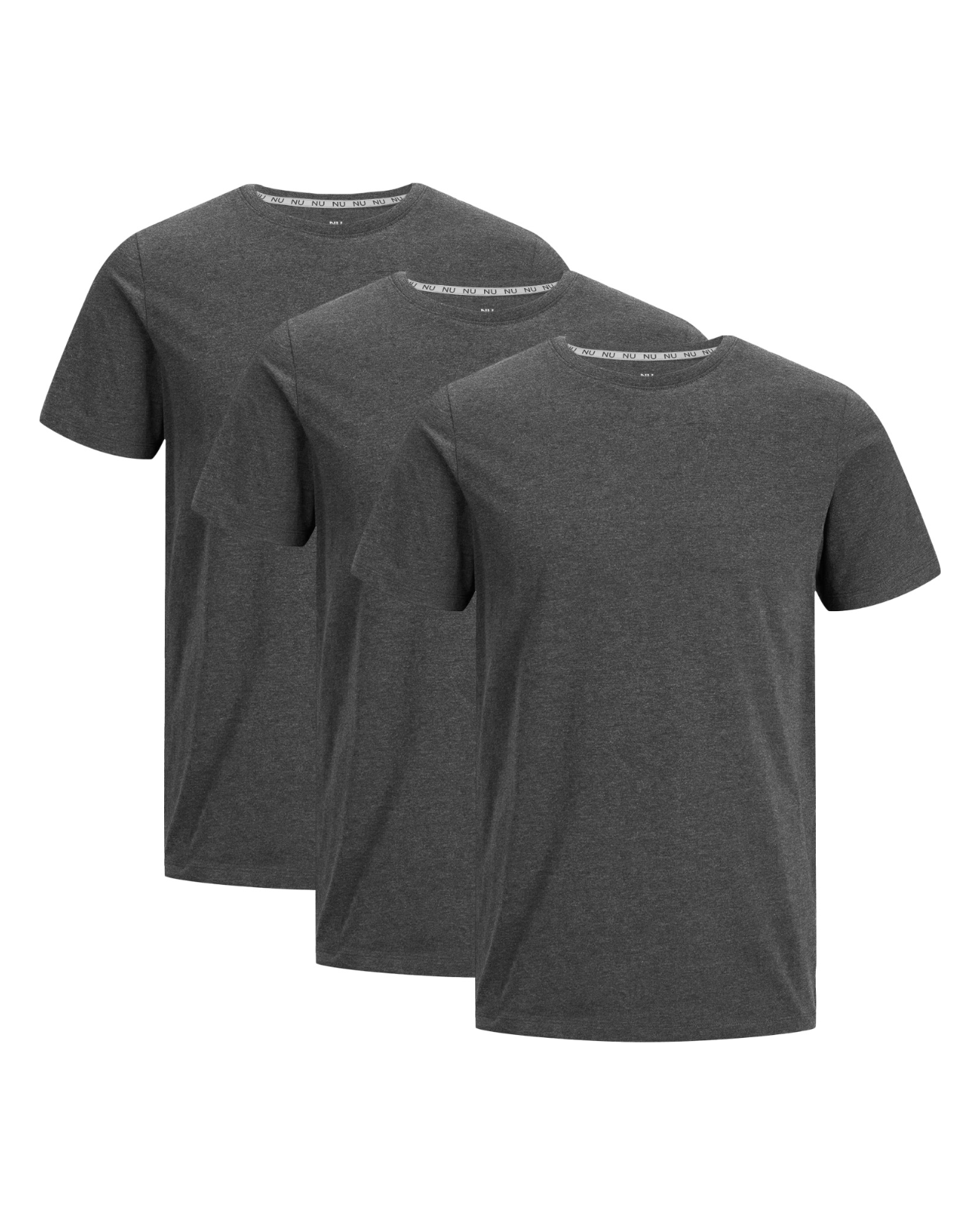3 t-shirts en bambou : Charcoal