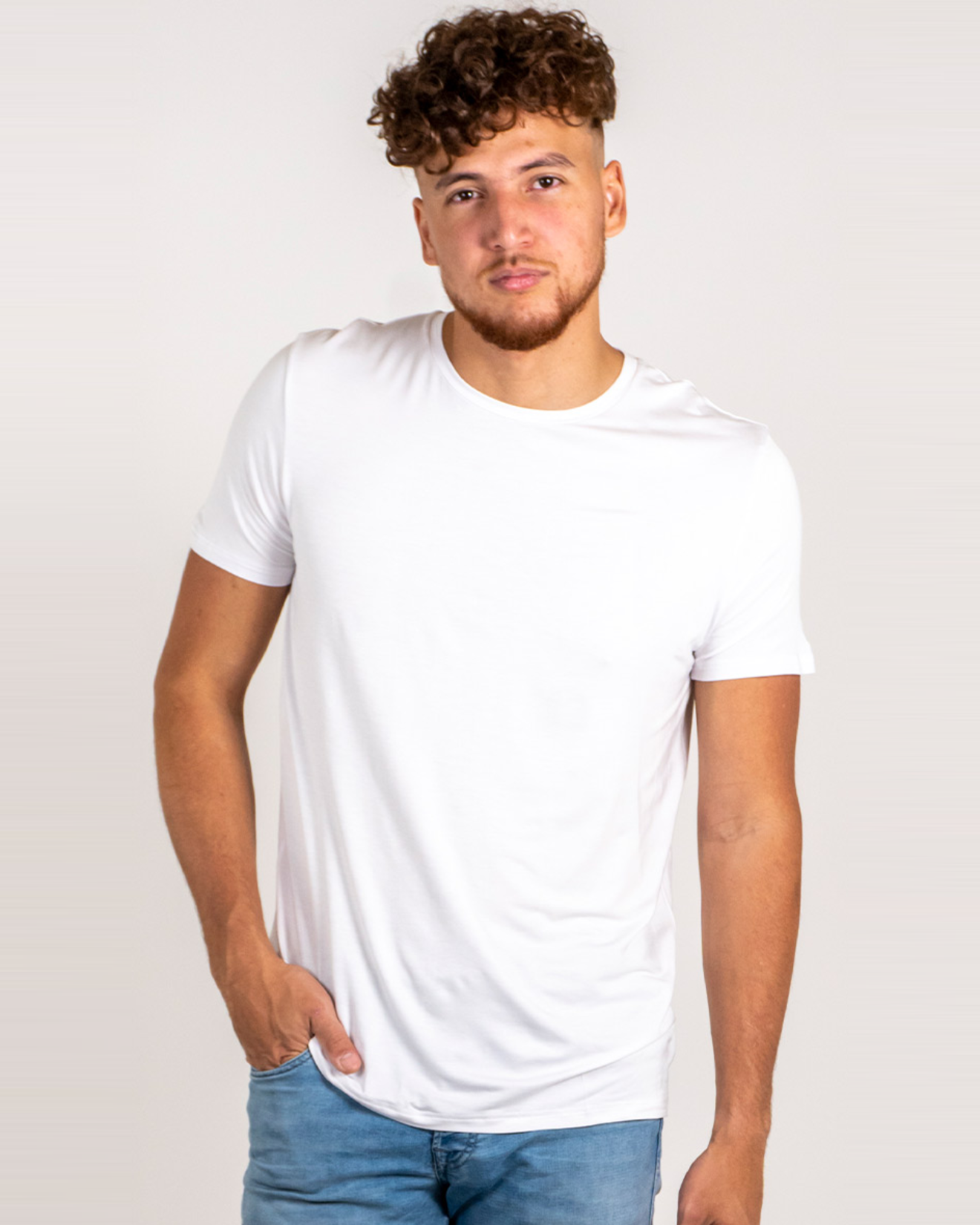 T-shirt Nu blanc en bambou